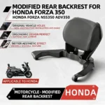 Custom Rear Backrest for Honda Forza 350 (2023–2025 Models) - Image 2