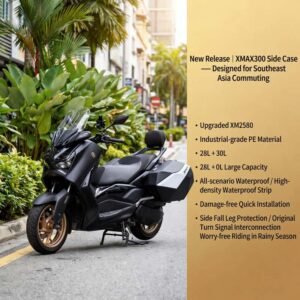 New Launch! Custom-Designed Exclusive Side Cases for Yamaha XMAX300, Upgrading Urban Commuting & Long-Distance Touring
