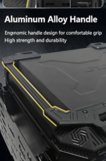 45L Universal Aluminum Alloy Armored Motorcycle Rear Box (Outdoor Motorcycle Touring Tail Box) - Image 7